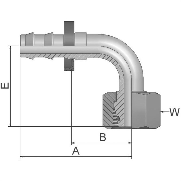 90Gr IR 15-L X 1/2 SL. P-Lok