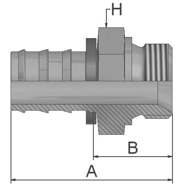 Rak UF 1/2 R 60Gr Kona X 1/2 SL. P-Lok