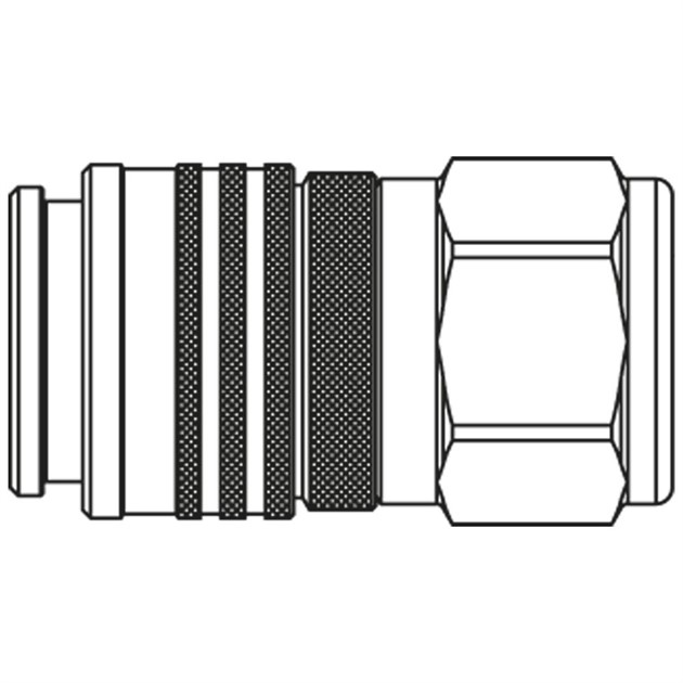 Flatfaced coupling body