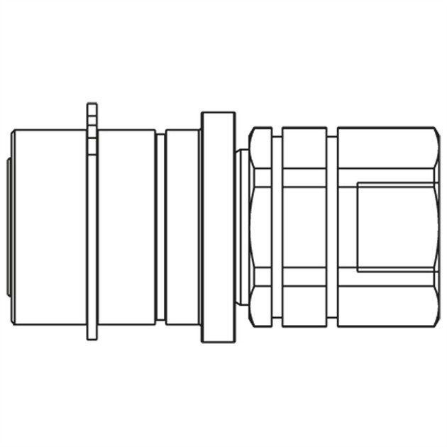 Flat-Face Snabbkoppl. Hona Multiplate FEM-serien