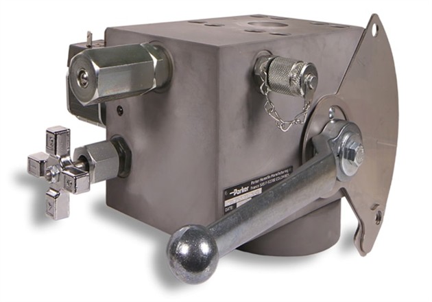 Säkerhetsblock 32 330 bar 24V AD2 Flange 6000