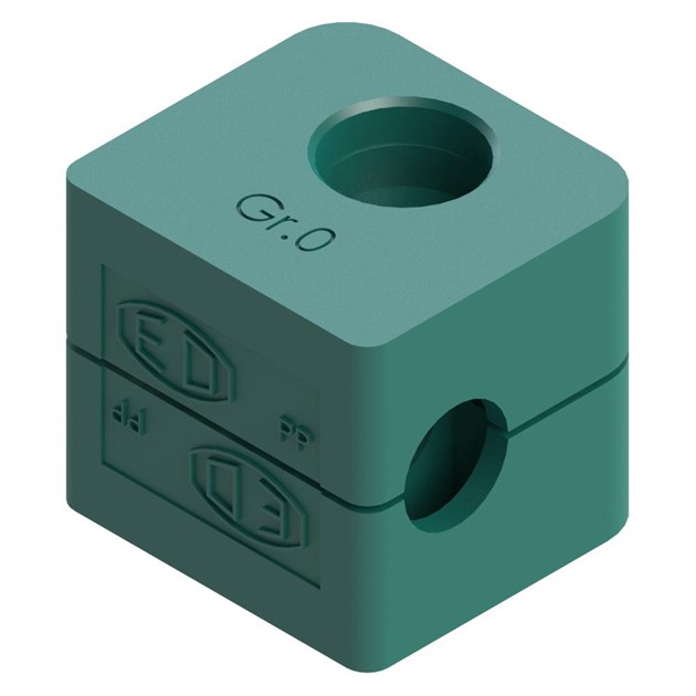 Rörklammer 6mm PP Lätta serien