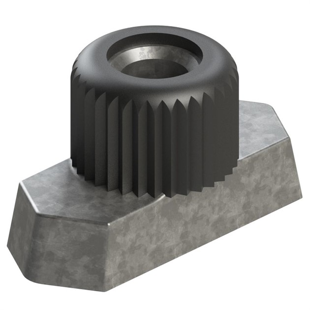 Mutter för skena M6